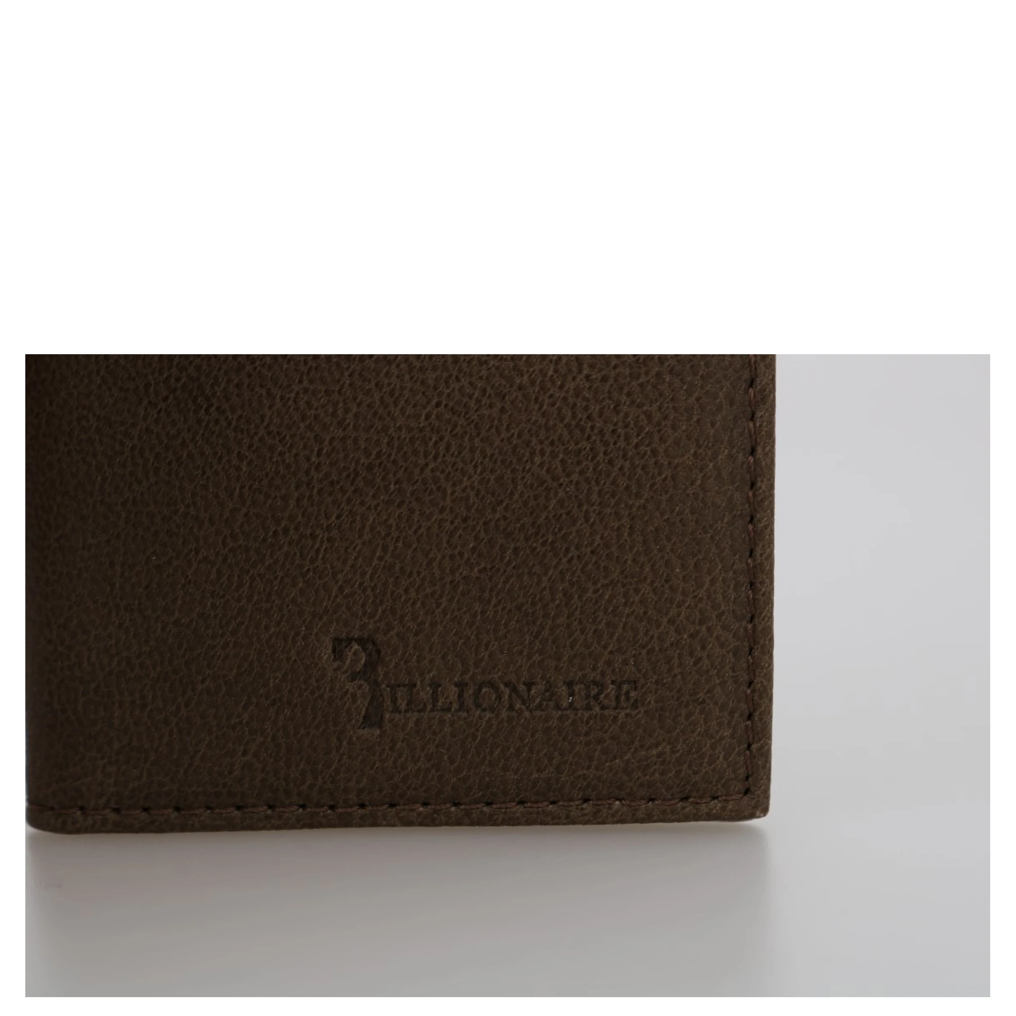 Brown Leather Bifold Wallet