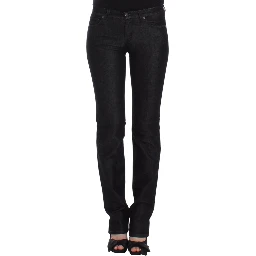 Black Slim Jeans Denim Pants Skinny Leg Stretch