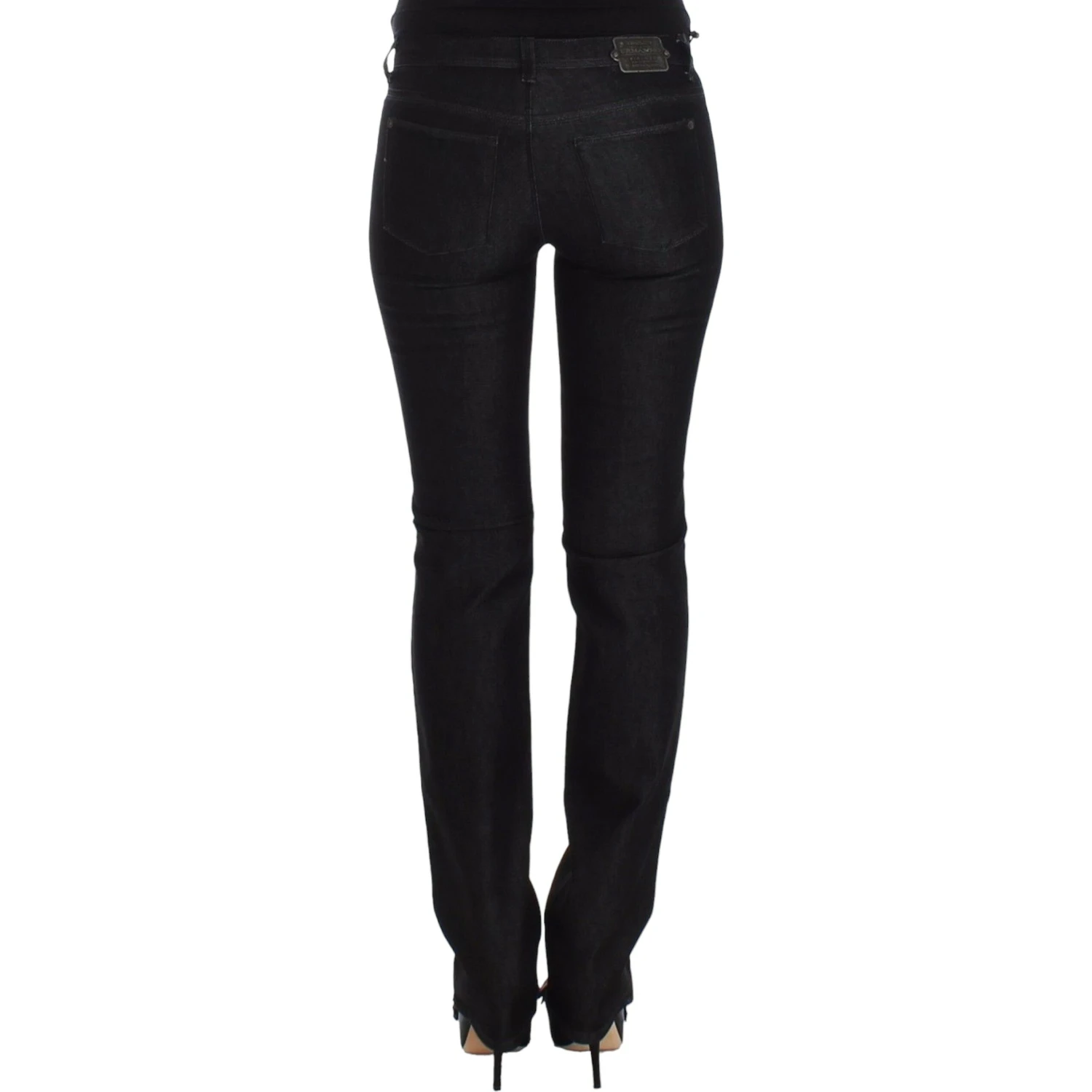 Black Slim Jeans Denim Pants Skinny Leg Stretch