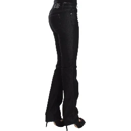 Black Slim Jeans Denim Pants Skinny Leg Stretch
