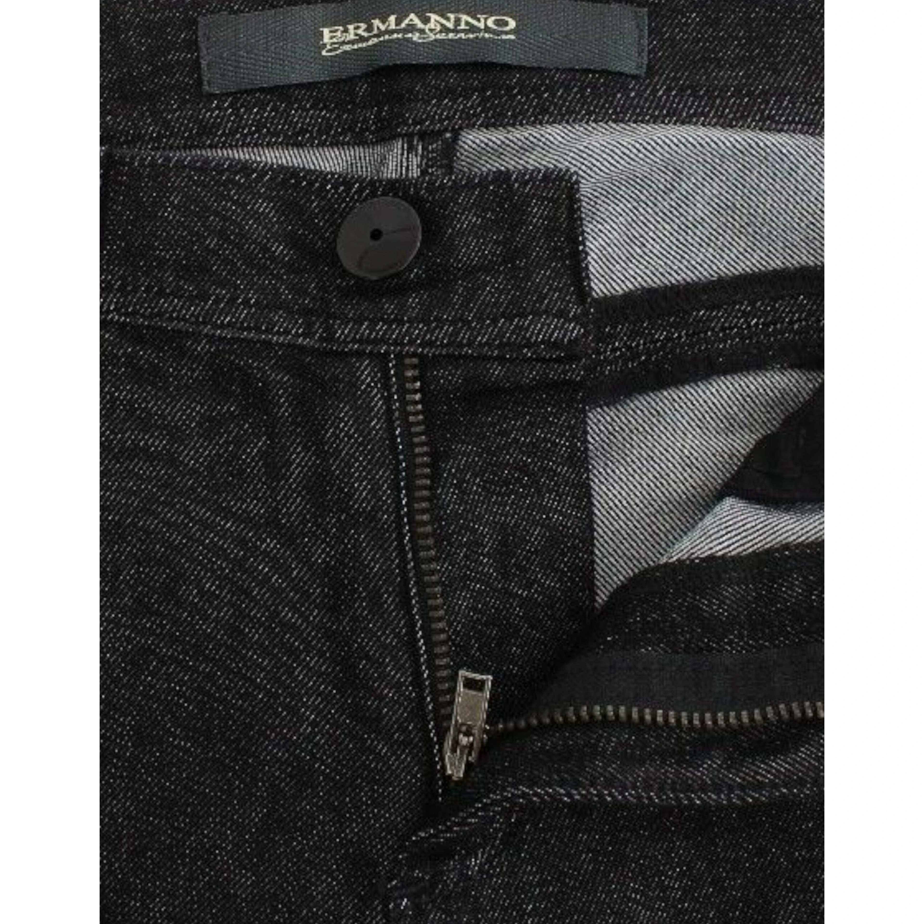 Black Slim Jeans Denim Pants Skinny Leg Stretch