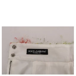 Floral Patterned Pencil Straight Skirt