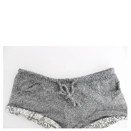 Lingerie Gray Mini Shorts Sleepwear Hotpants