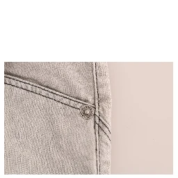 Gray Wash Cotton Slim Jeans