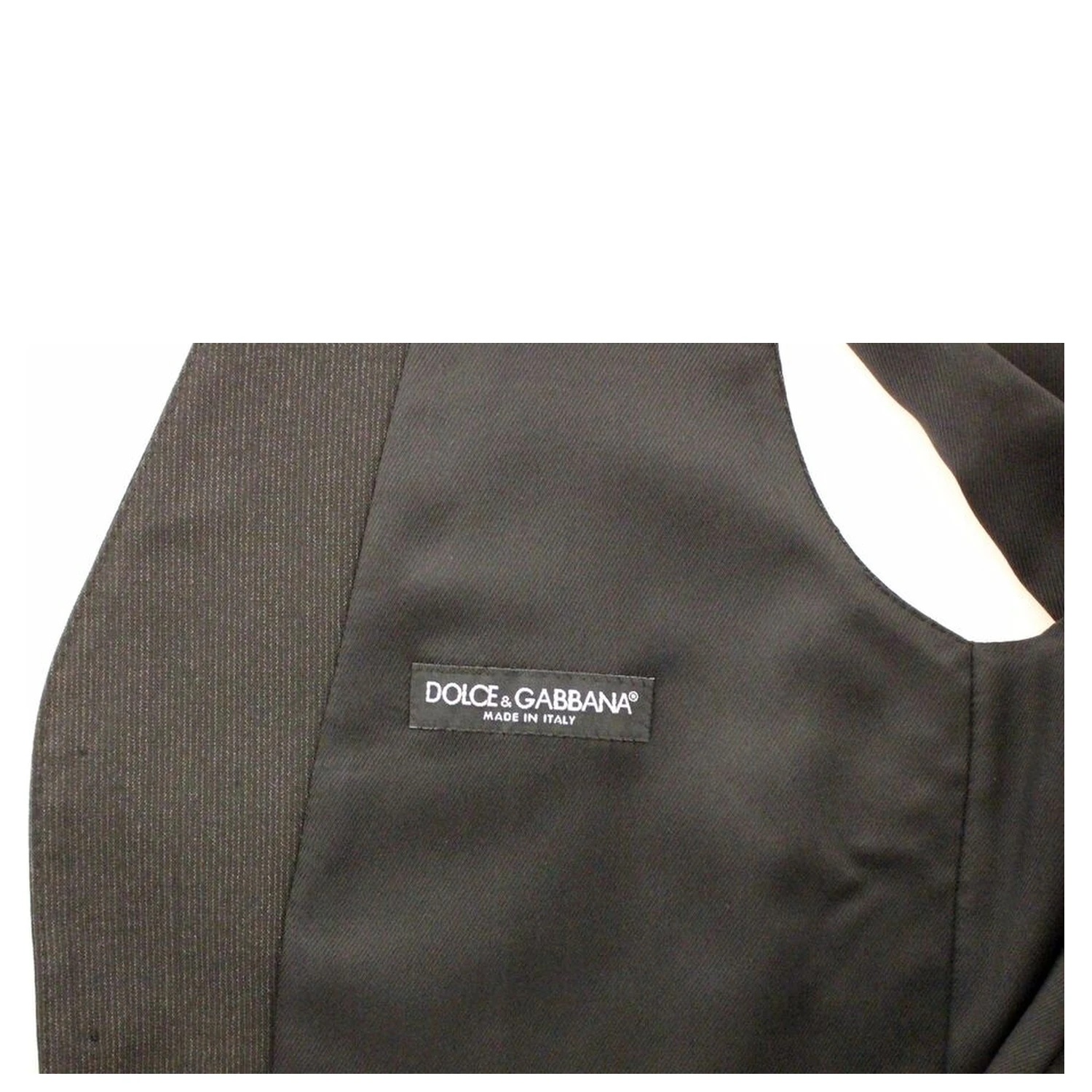 Gray Wool Stretch Dress Vest Blazer