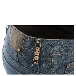 Blue Wash Cotton Boyfriend Fit Jeans
