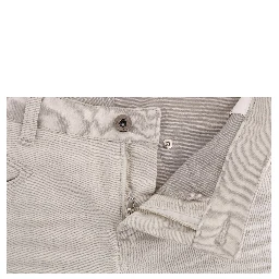 White Cotton Stretch Slim Jeans