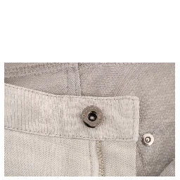 White Cotton Stretch Slim Jeans
