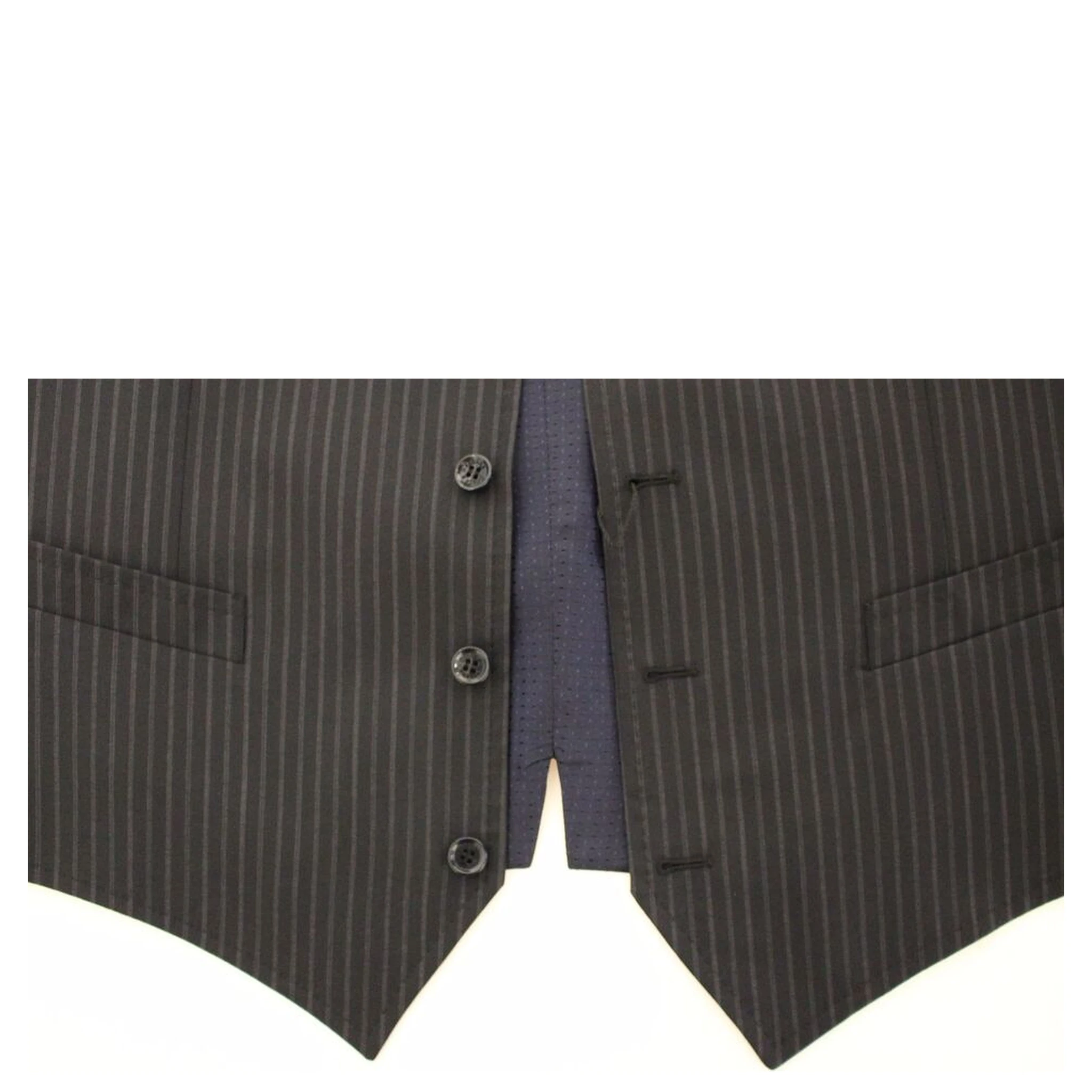 Gray Stretch Formal Dress Vest Gilet