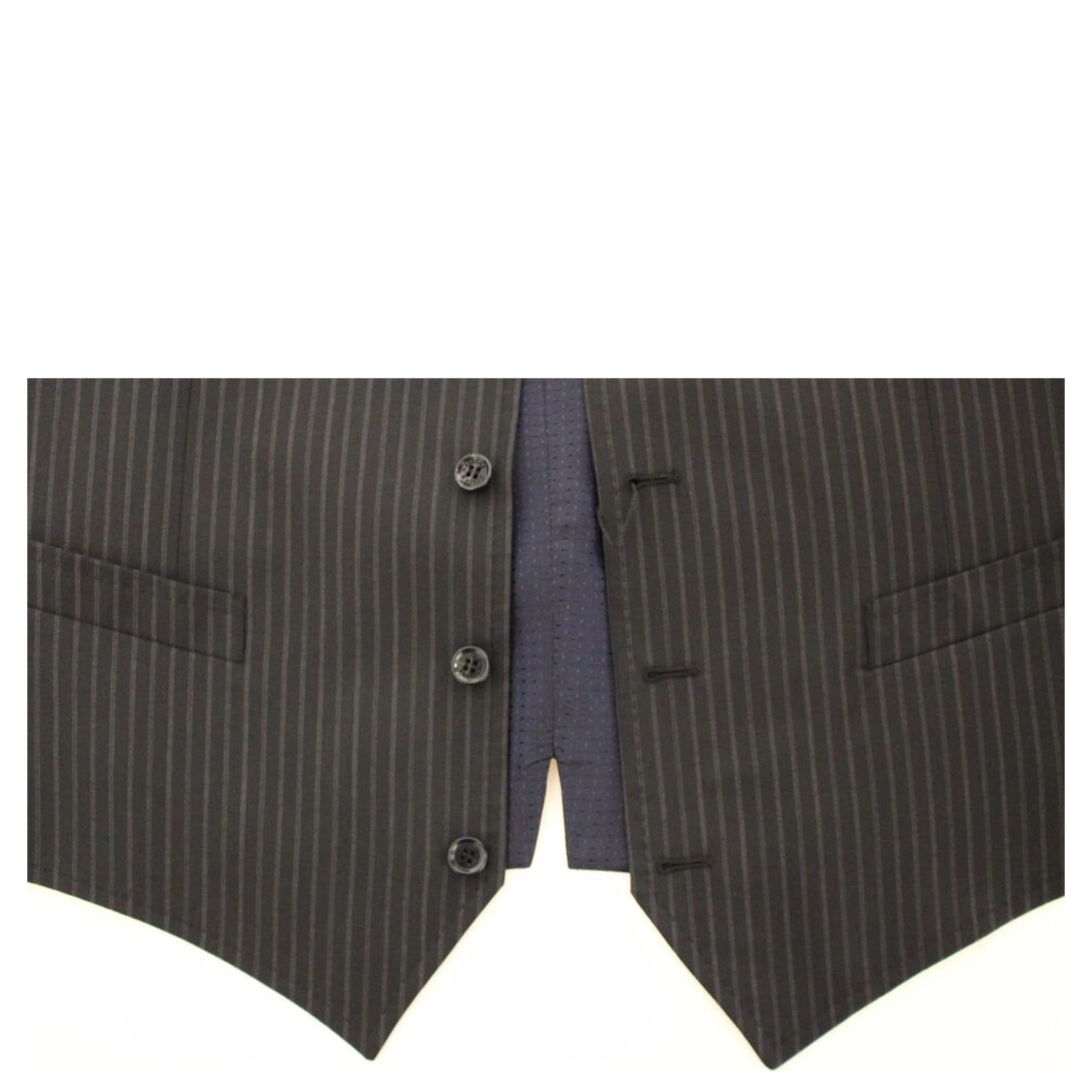 Gray Stretch Formal Dress Vest Gilet