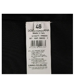 Gray Striped Wool Logo Vest Gilet Weste