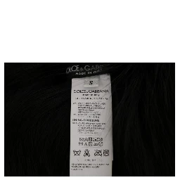 Black Silver Fox Fur Scarf