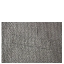 Gray Striped Wool Single Breasted Vest