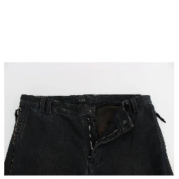 Blue Cotton Slim Pants Denim Jeans