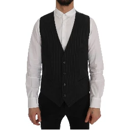 Gray STAFF Cotton Striped Vest