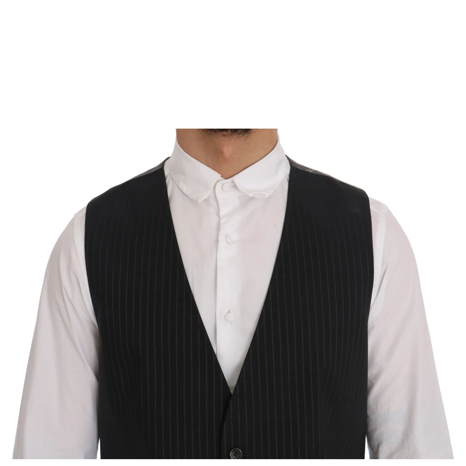 Gray STAFF Cotton Striped Vest