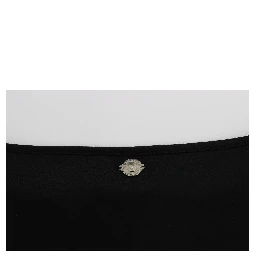 Black Modal Silk Shift Knee Dress