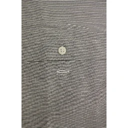 Gray Striped Cotton Casual Shirt