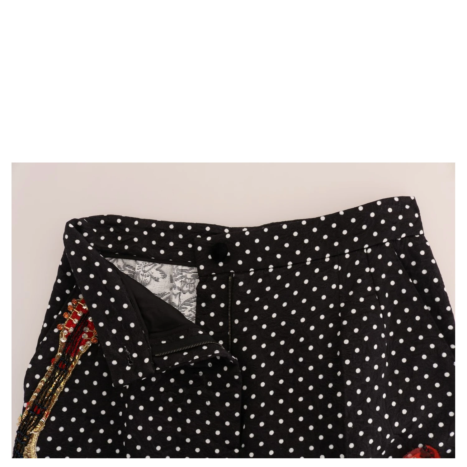 Black Polka Dot Sicily Crystal Pants