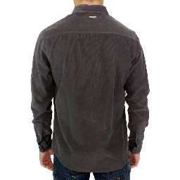 Green Button Front Cotton Casual Shirt