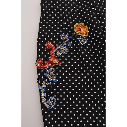 Black Polka Dot Sicily Crystal Pants