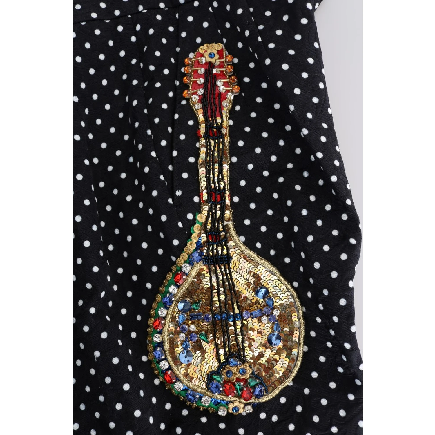 Black Polka Dot Sicily Crystal Pants