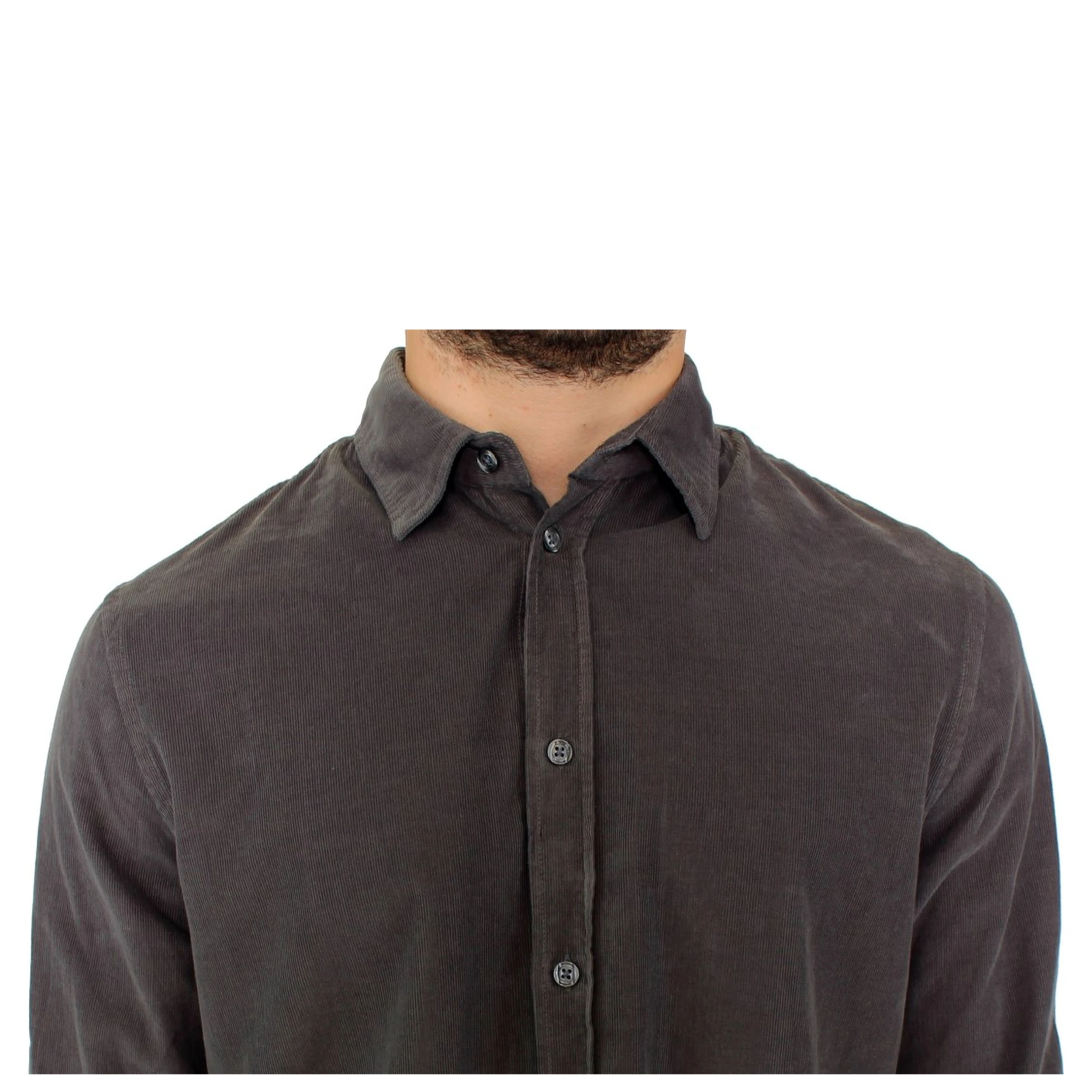 Green Button Front Cotton Casual Shirt