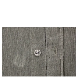 Green Button Front Cotton Casual Shirt