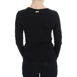 Black Stretch Longsleeve Sweater