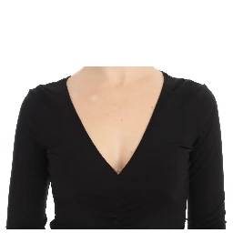 Black Stretch Longsleeve Sweater