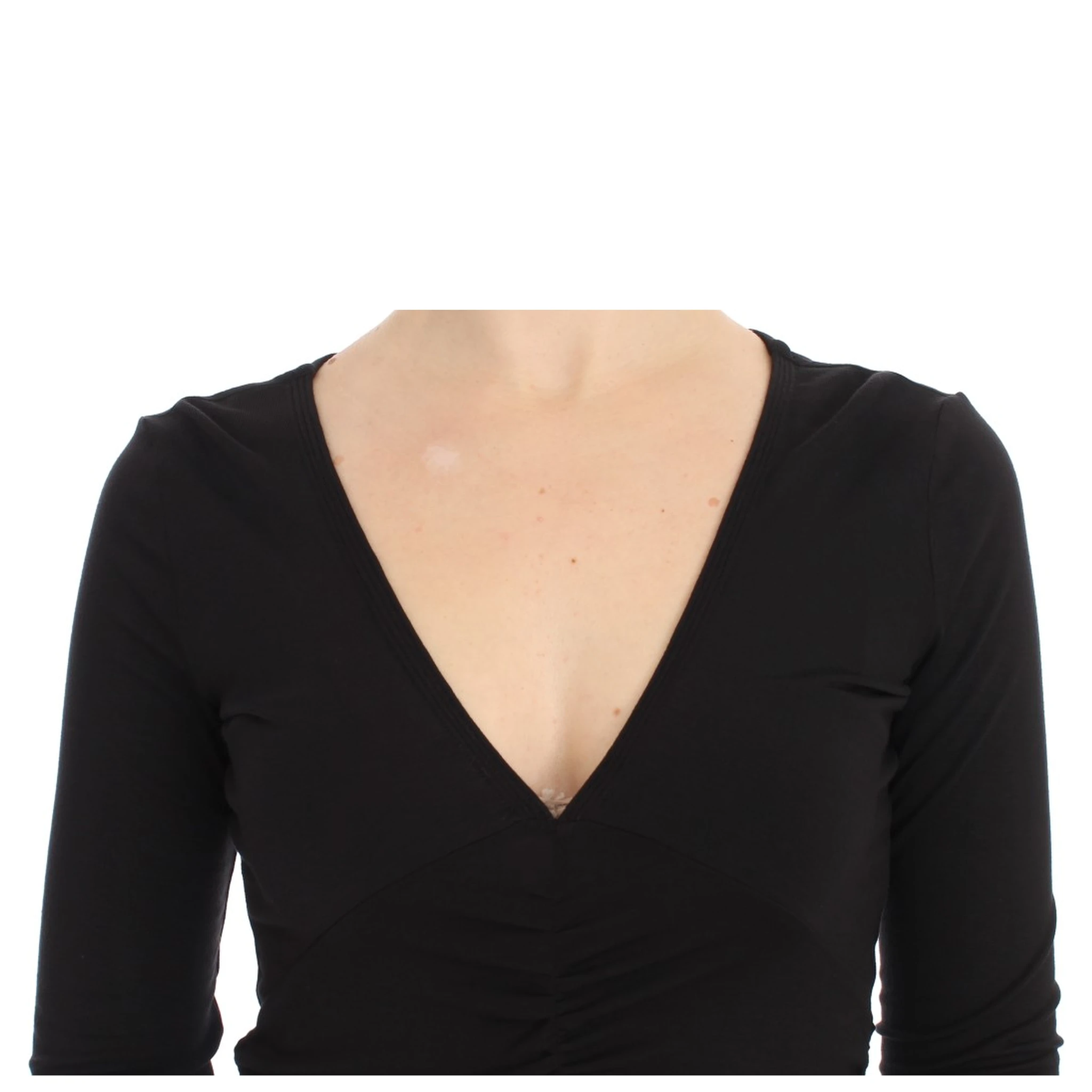 Black Stretch Longsleeve Sweater