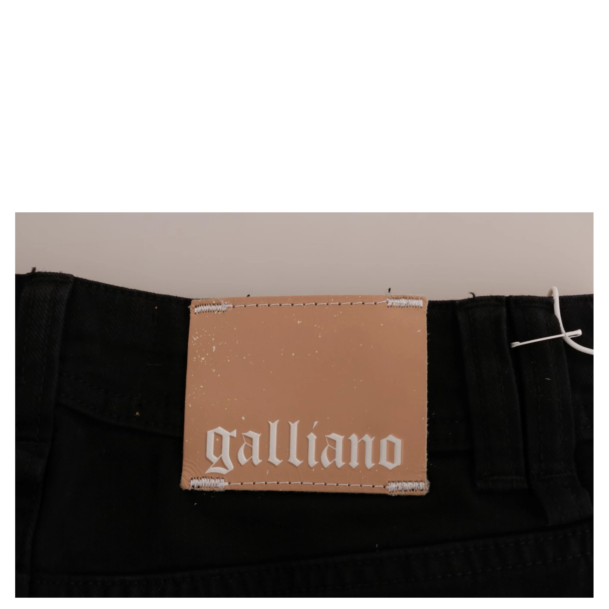 Black Cotton Denim Stretch Regular Fit Jeans