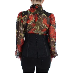 Black Stretch Corset Waist Strap Belt