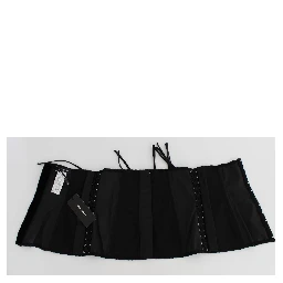 Black Stretch Corset Waist Strap Belt