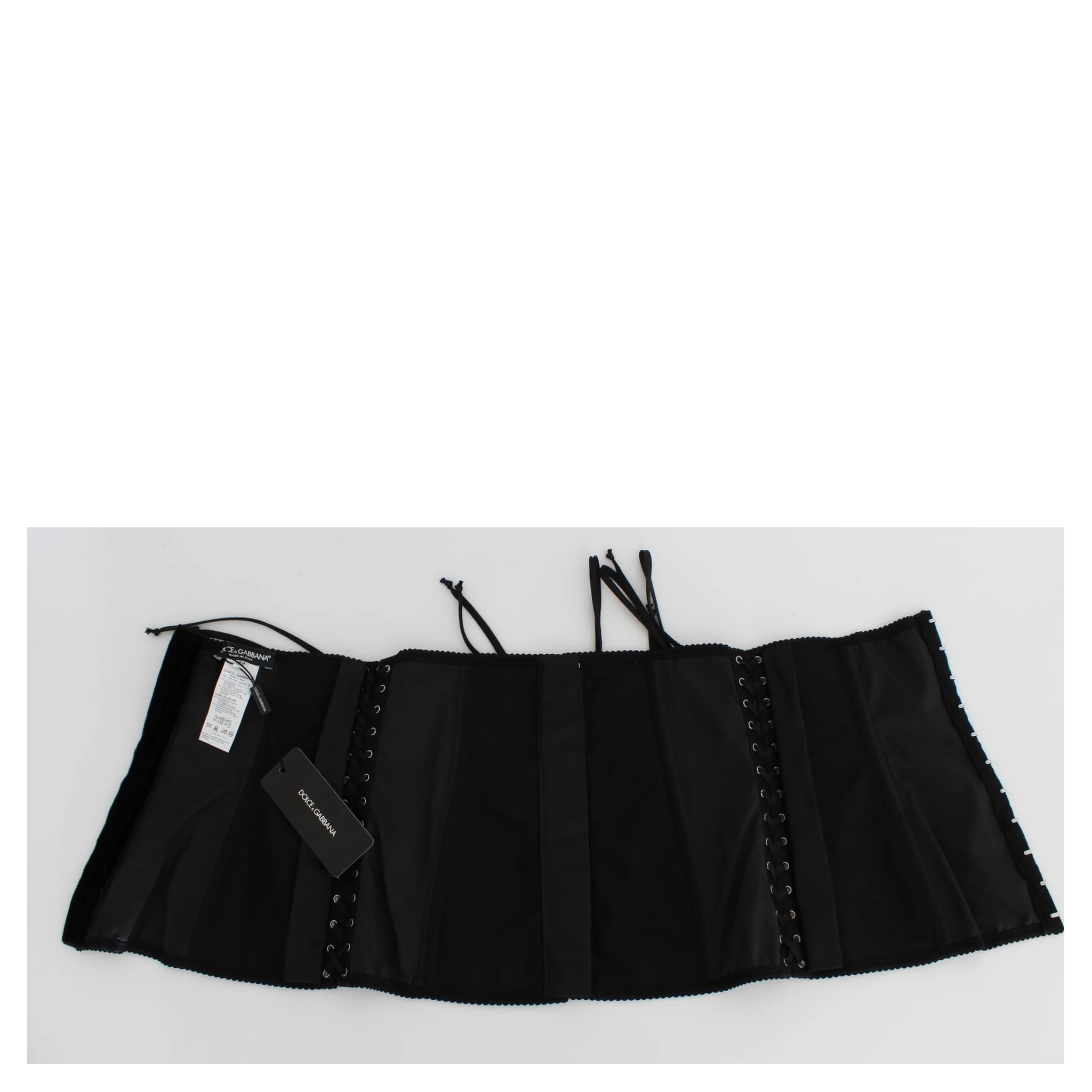 Black Stretch Corset Waist Strap Belt