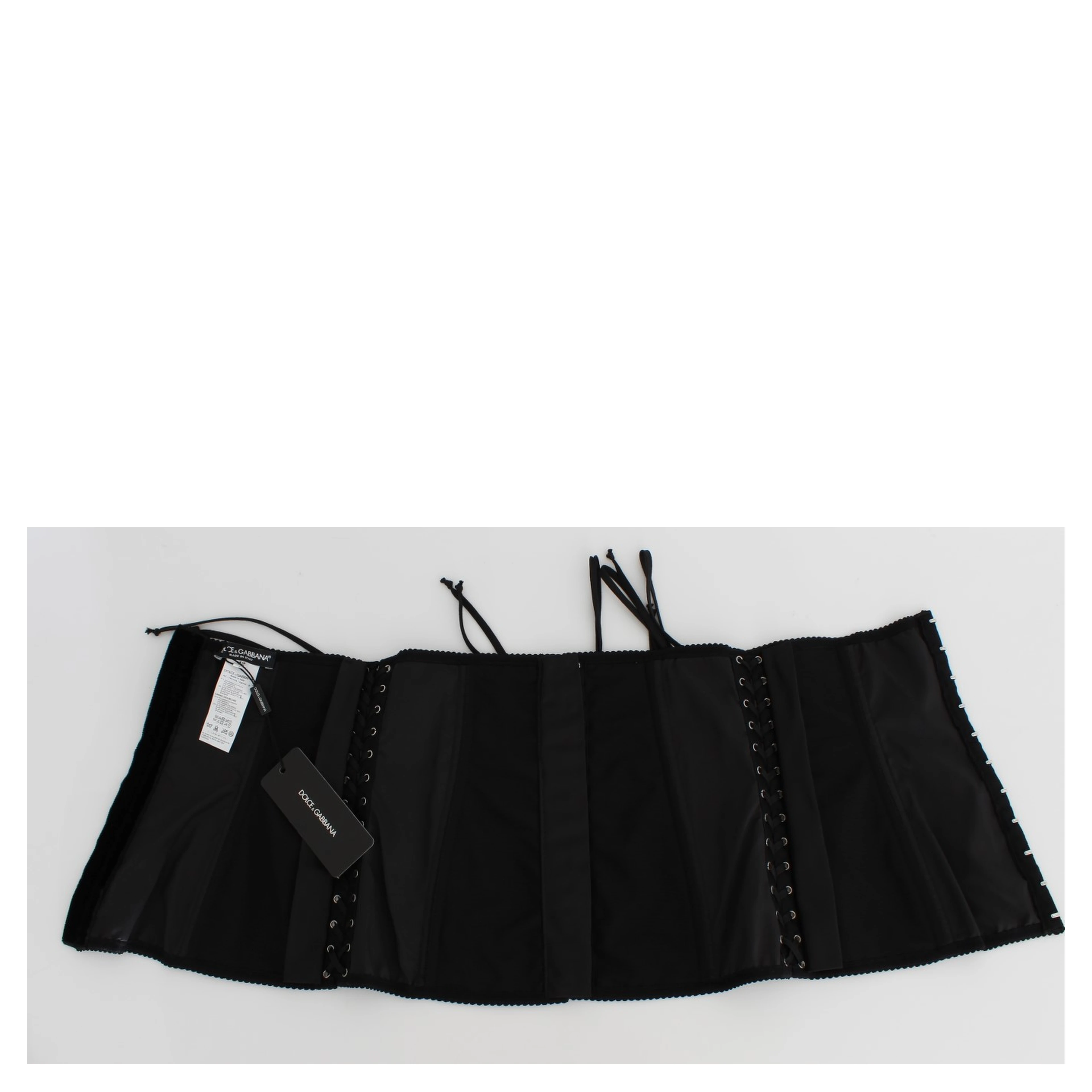 Black Stretch Corset Waist Strap Belt