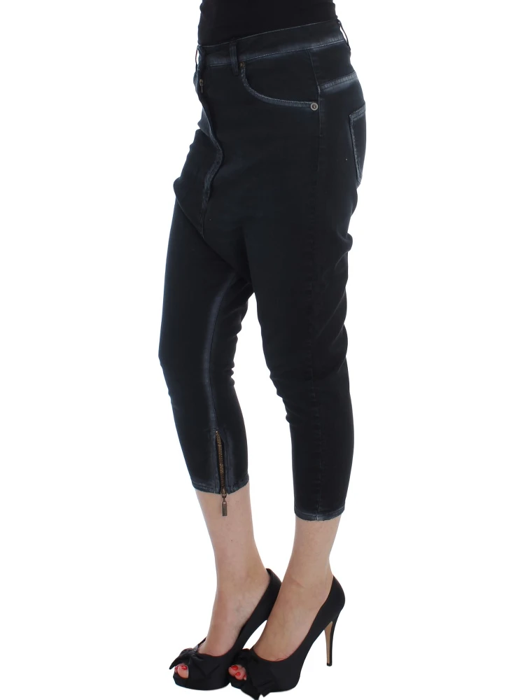 Blue Cotton Stretch Baggy Relax Jeans alternative