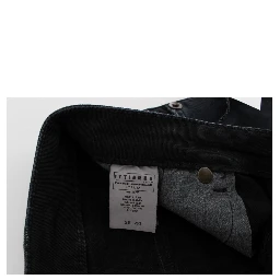 Blue Cotton Stretch Baggy Relax Jeans