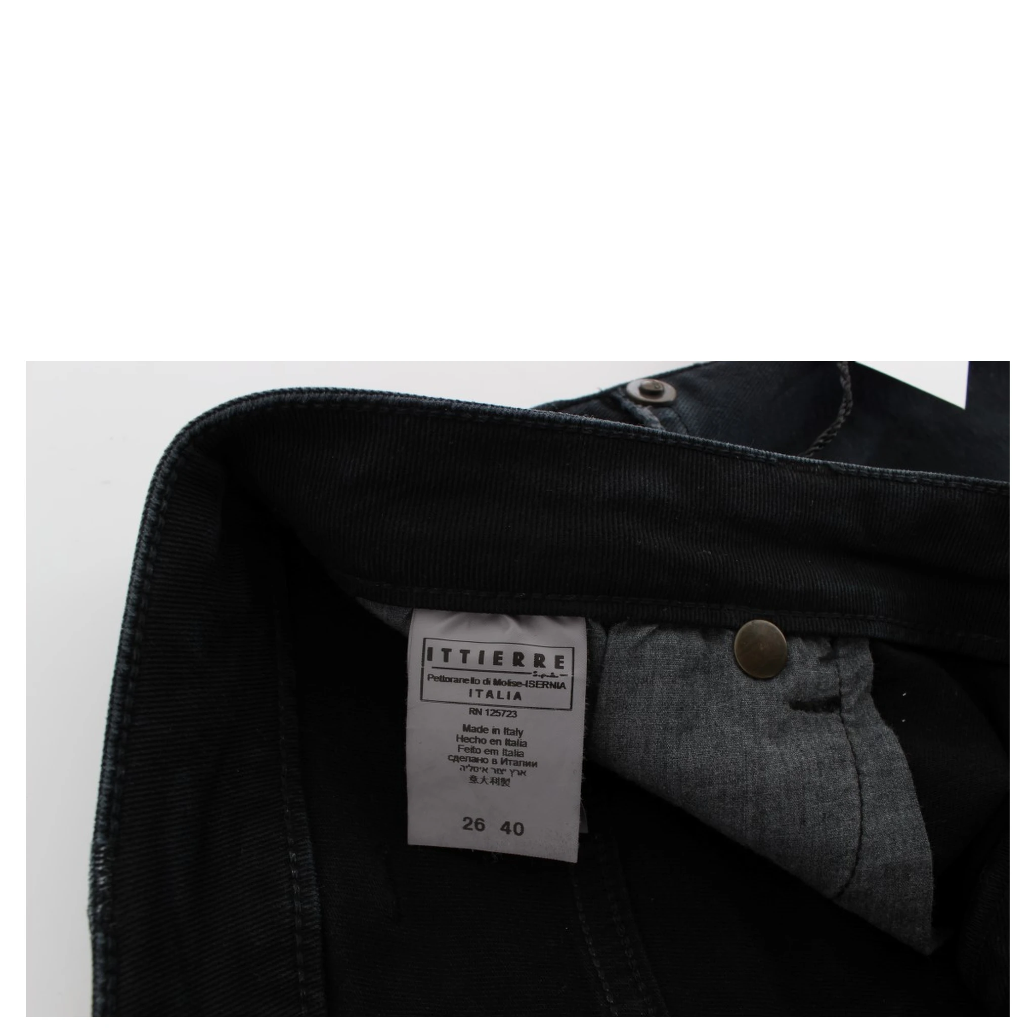 Blue Cotton Stretch Baggy Relax Jeans