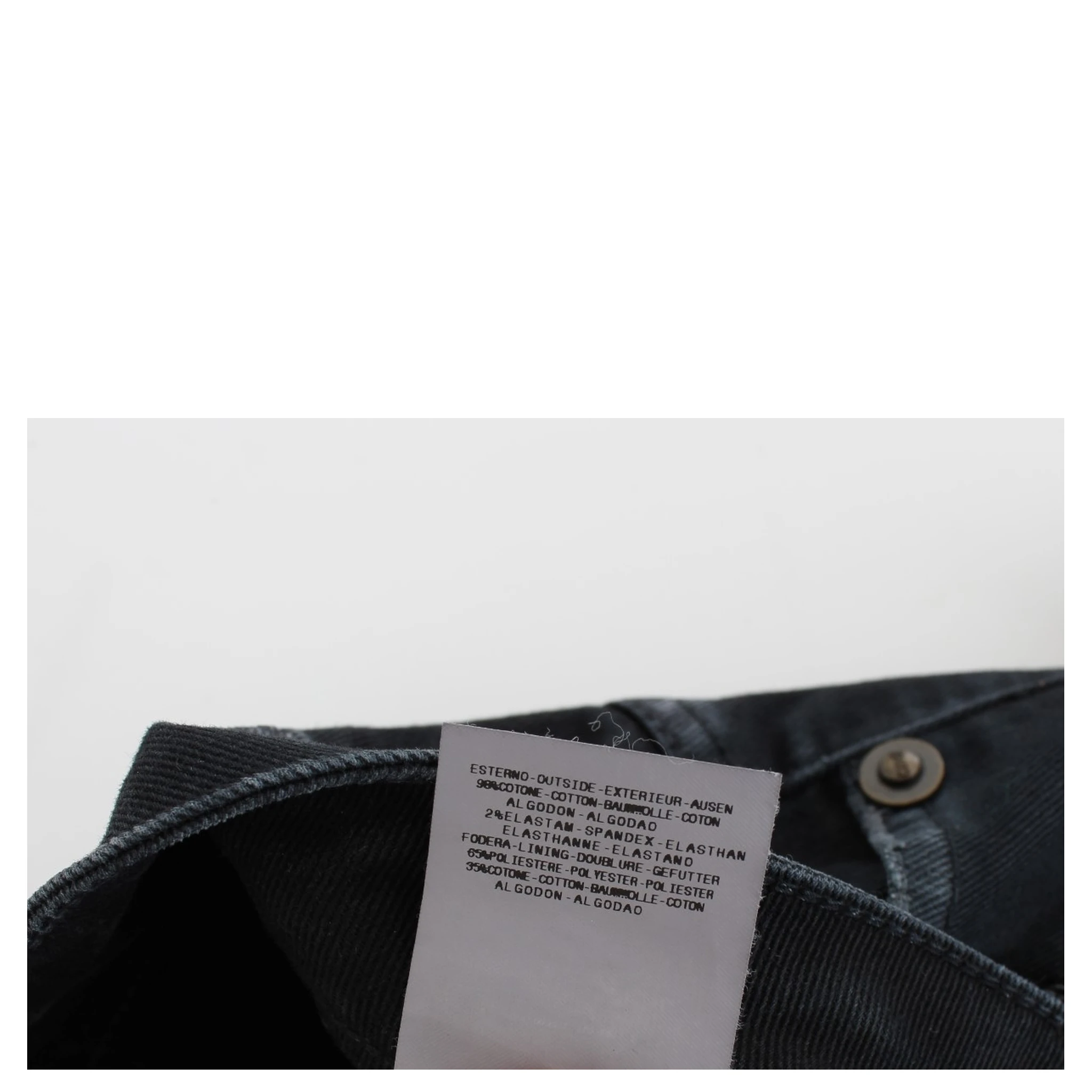 Blue Cotton Stretch Baggy Relax Jeans