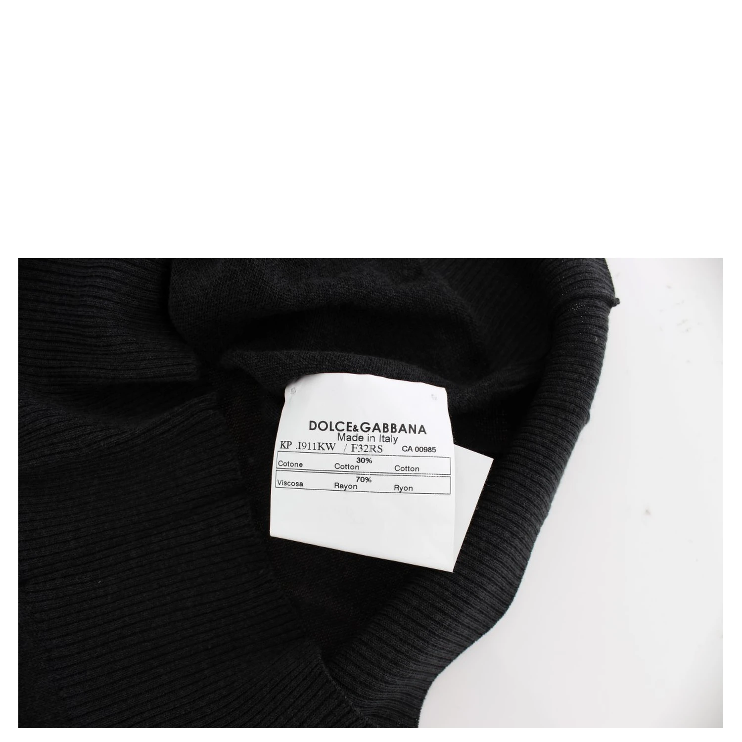 Black Sleeveless Crewneck Vest Pullover
