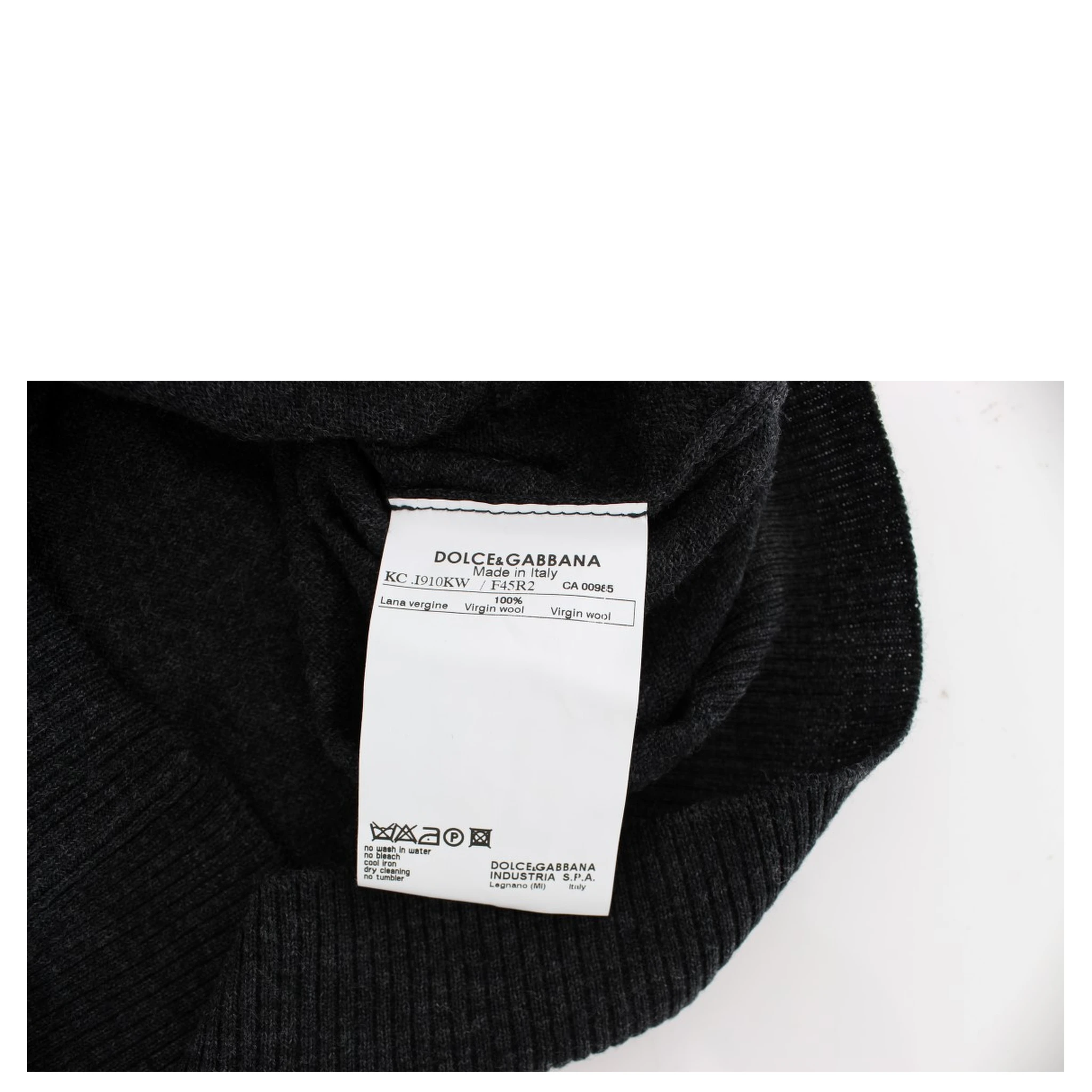 Gray Wool Button Cardigan Sweater