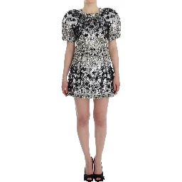 Crystal Silver Runway Handmade Dress