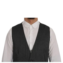 Gray STAFF Cotton Rayon Vest