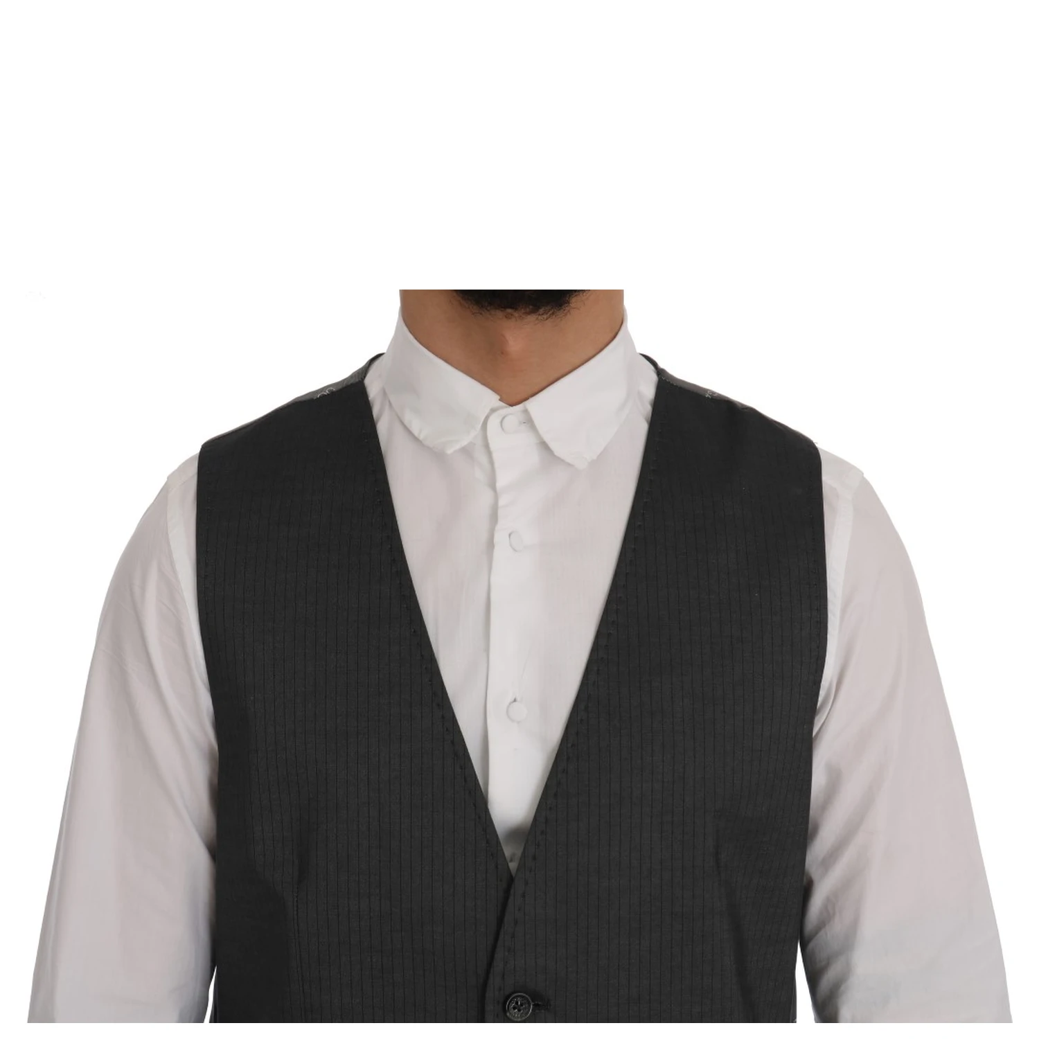 Gray STAFF Cotton Rayon Vest