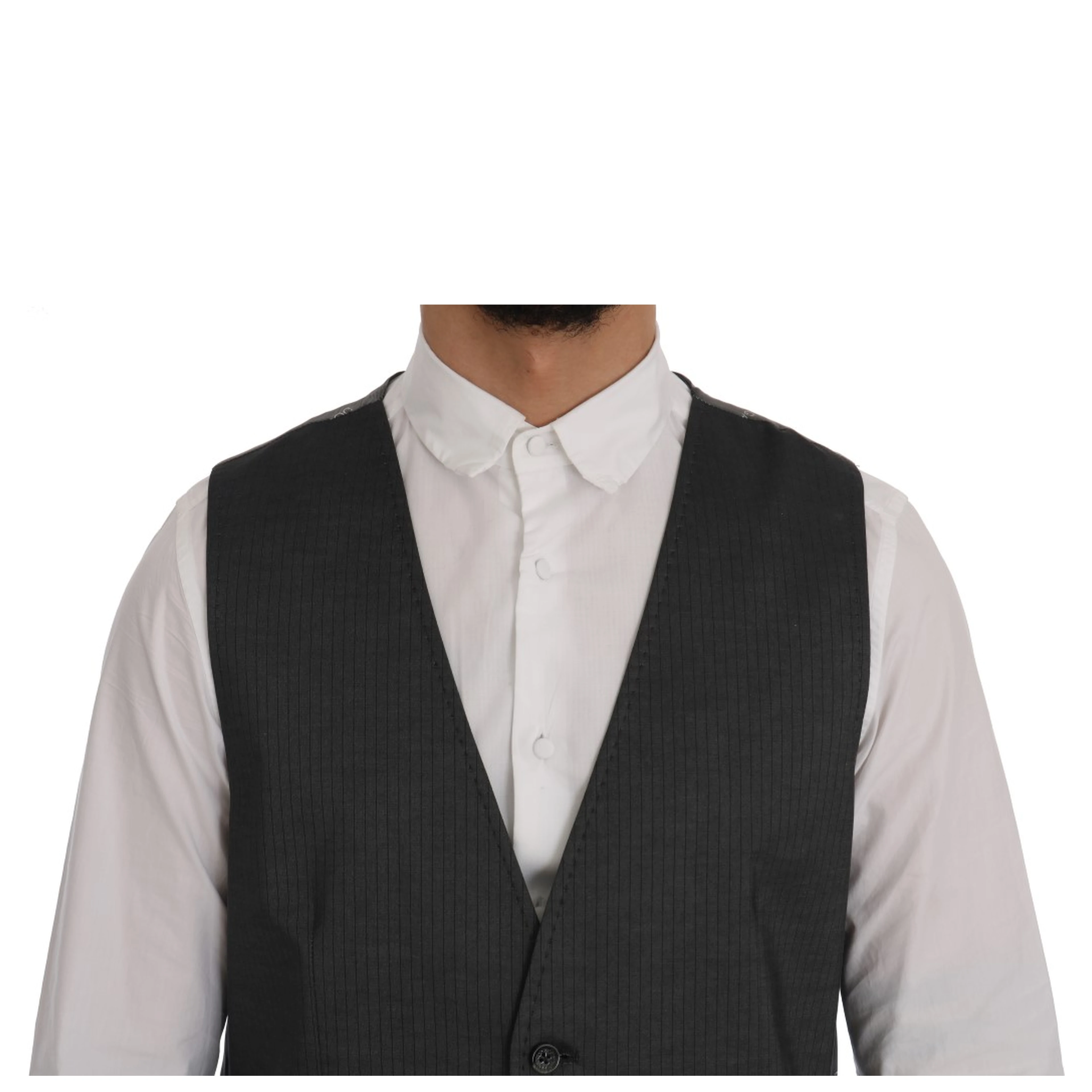 Gray STAFF Cotton Rayon Vest