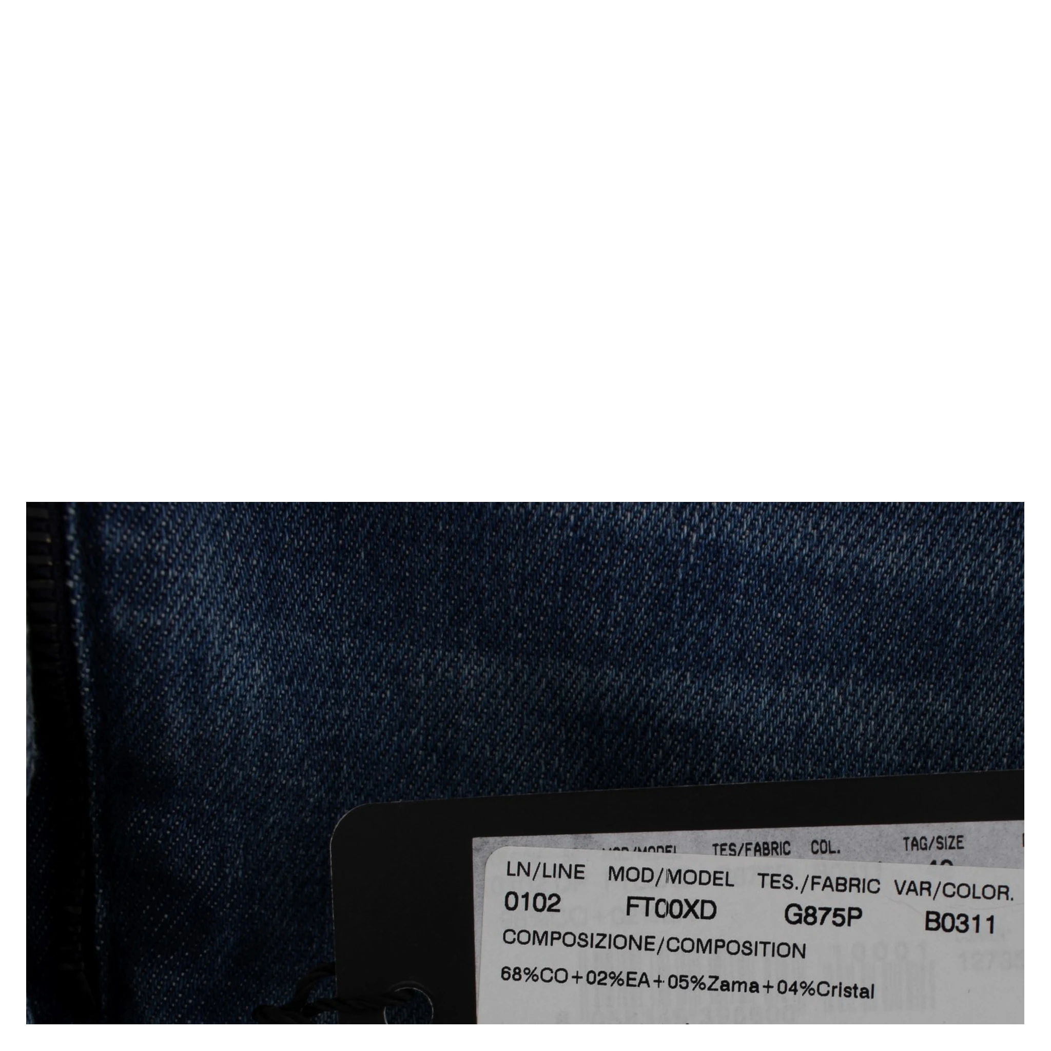 Crystal Roses Heart Embellished Jeans