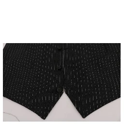 Gray Wool Stretch Vest