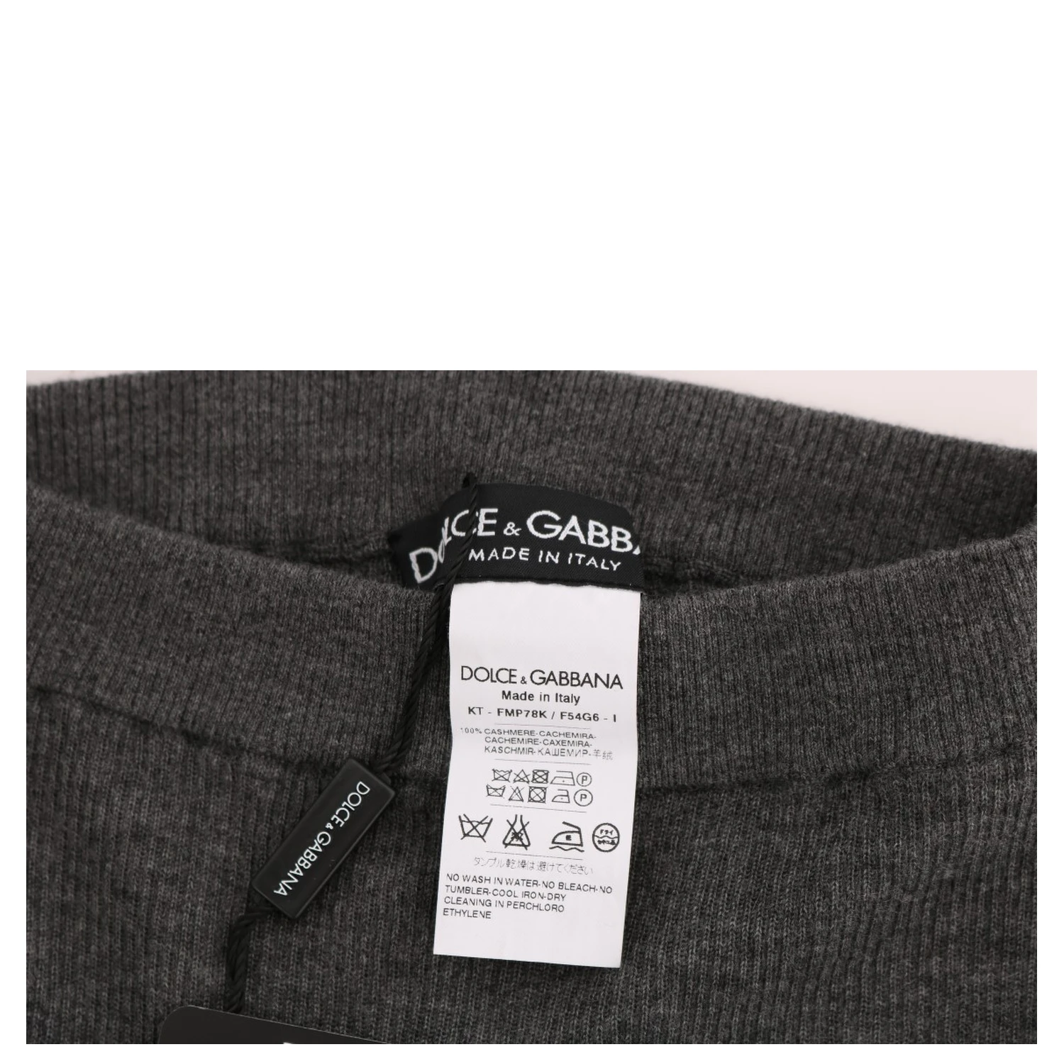 Gray Cashmere Stretch Tights