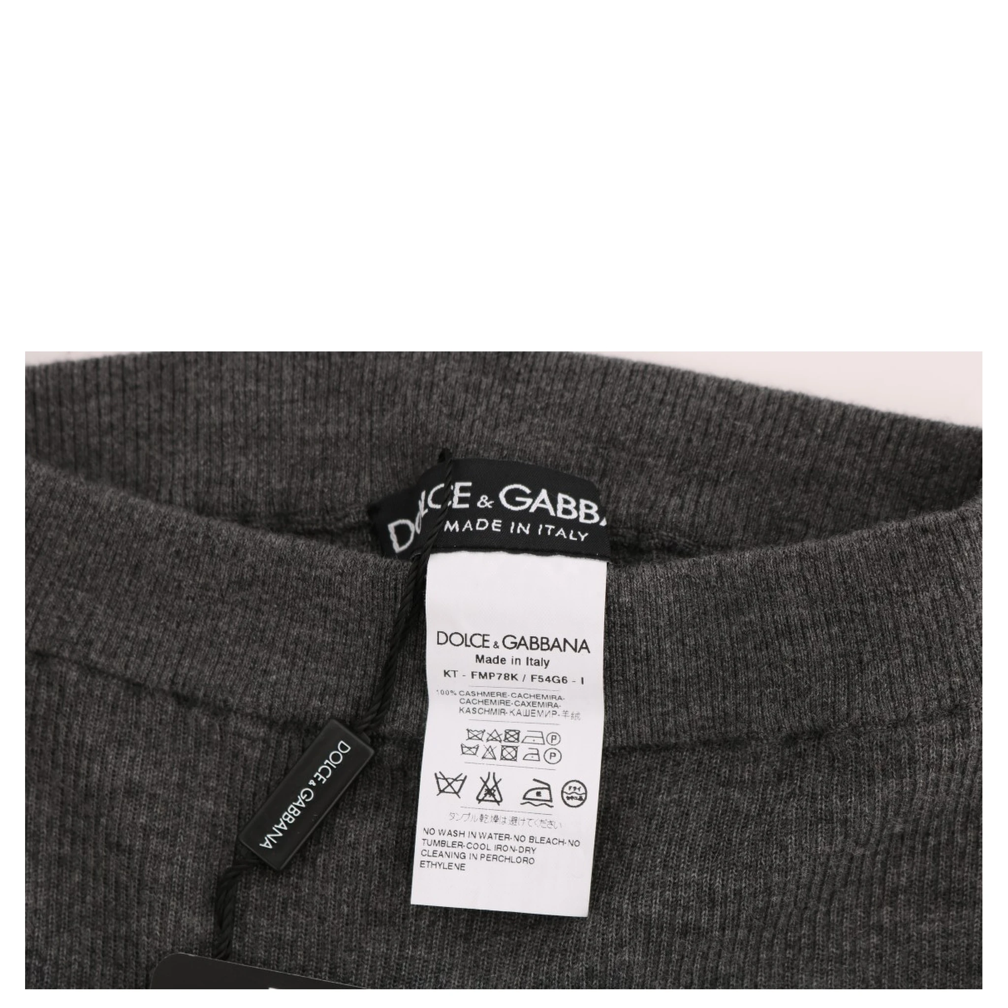 Gray Cashmere Stretch Tights